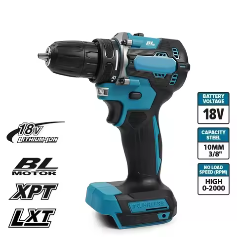 For Makita DDF487 18V Brushless Electric Drill, Suitable for Five-rope Impact Drill of Decoration Te