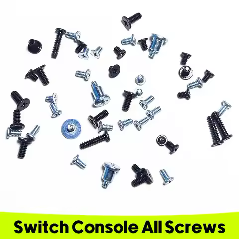 All Replacement Screws for Nin-tendo Switch OLED/Switch Console,JoyCon Grips Gamepads Screws,Switch 