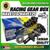 GEAR BOX SET RACING EX5 / DREAM / WAVE125 / WAVE110 100% ORIGINAL ESPADA ( MADE IN TAIWAN )