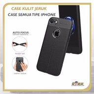 CASE HANDPHONE AUTO FOKUS KULIT JERUK SEMUA TIPE IPHONE