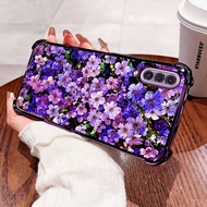 Casing for Samsung Galaxy A70S A70 A20S Fashion Flower Sea Transparent Silicone Anti Drop Soft Phone
