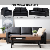 Alora Furniture - BALENO Premium Quality 123 Seater Sofa / Fabric Sofa / Vinyl Sofa / PU Sofa / 1 Seater Sofa / 2 Seater Sofa / 3 Seater Sofa / Living Room Sofa / Sofa Sets / 皮质沙发 / 布制沙发