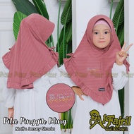 Instant children's bergo with bling joya bling alfajril edges, premium daily children's bergo
