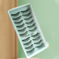 3d Faxu Mink Hair False Eyelashes Wispy Fluffy Lashes Extension K2m8