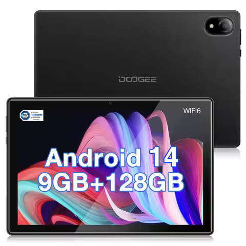 DOOGEE U10 Tablet PC 10'' HD+ Screen 9GB RAM (4GB+5GB)+128GB ROM 5060mAh Battery Android 14 Support 