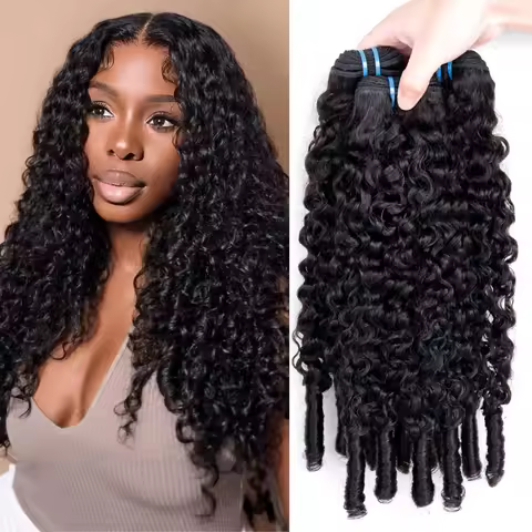 Burmese Curly Human Hair Bundles 100% Raw Human Hair Extensions 1/3/4 PCS Burmese Curly Bundles Huma