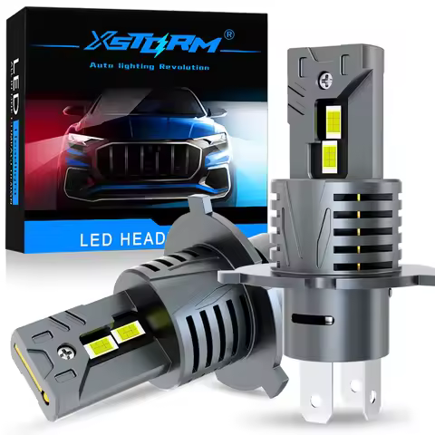 XSTORM H4 LED Headlight Bulbs 9003 HB2 Canbus High Low Beam Car Light 30000LM Turbo Led Diode Lamp A