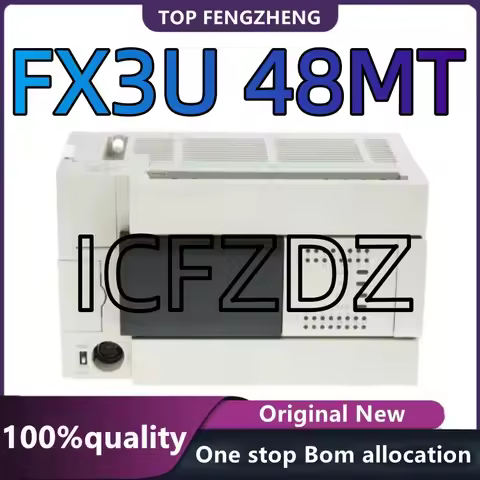 New LE3U FX3U 48MT RS485 RTC (real time clock) 24 Input 24 Transistor output 6 analog input 2 analog