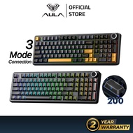 AULA F99PRO Hot-Swap Mechanical Keyboard Gasket-Mounted Wired/Bluetooth/2.4GHz Silent Switch