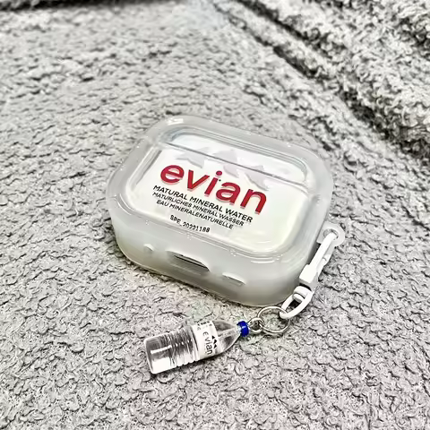 New Creative Airpods4 Protective Case Airpodspro2 Case Airpods3 Headphone Airpods2 Evian Mineral Wat