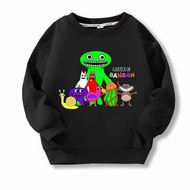 NEW🏫 GARTEN OF BANBAN DOLL SWEATSHIRT HOODIE ROBLOX 斑斑幼稚園幼兒園玩偶毛公仔玩具 小童中童大童衣服 小朋友冬季 無帽長䄂衛衣