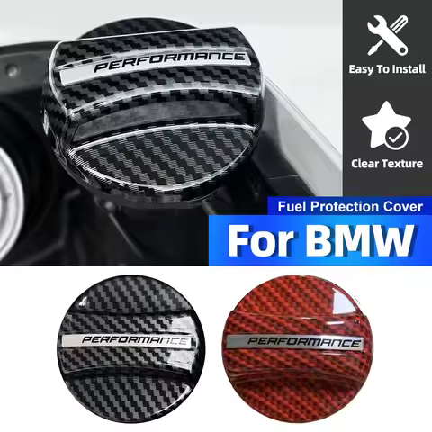 Carbon Fiber Fuel Tank Gas oil Cap Cover For BMW E30 E36 E39 E46 E60 E70 E87 E90 E91 E92 F10 F11 F20