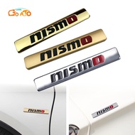 GTIOATO NISMO Metal Emblem Badge For Nissan NV200 Note Qashqai Sylphy Kicks Serena NV350 X-Trail Elgrand Navara Car Sticker Auto Decals