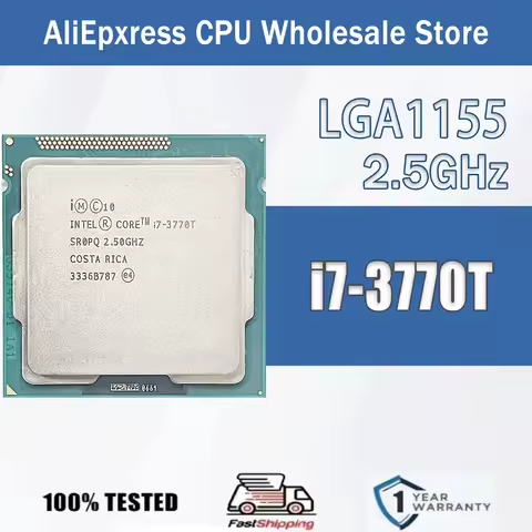 Intel Core i7-3770T 4 Core 8 Thread 2.5GHz 45W 8MB Cache 22nm Ivy Bridge DDR3-1333/1600 MHz SR0PM LG