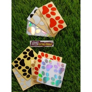 Cat paw cutting sticker