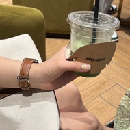 適用於 Galaxy Watch 8、Apple Watch 11 的義大利玉米皮革素食錶帶