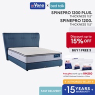 🎁 Chat us for Offer 🎁 Vono SpinePro 1200 &amp; 1200 Plus Mattress | 11.5 Inches Tilam 床垫 | 15 Years Warranty | SpinePro