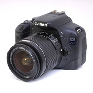 Kamera DSLR Canon 550D Bekas Lensa Kit 18-55mm Second