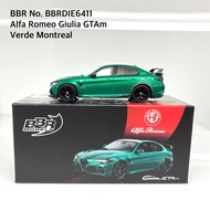 BBR 1/64 No. BBRDIE6411 Alfa Romeo Giulia GTAm Verde Montreal