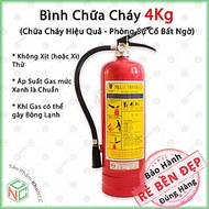(An Tâm) Bình Chữa Cháy KhoNCC - Dạng Bột Khô ABC MFLZ-4Kg 8Kg (Chữa cháy chất Rắn, Lỏng và Khí) - P