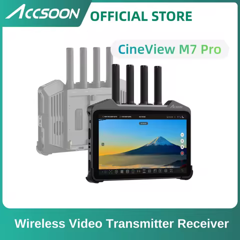 Accsoon CineView M7 Pro Networkable 7-Inch Touchscreen Wireless Video Monitor SDI/HDMI TX/RX 4K60 Ca