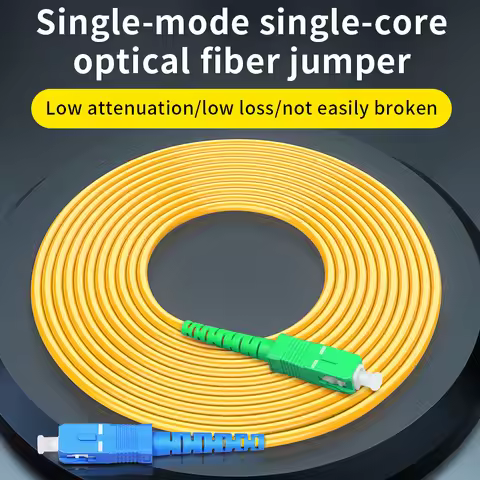3.0mm Fiber Optic Patch Cord SC(UPC/APC) Connectors 1/3/5/10M Single Mode(SM) Single-core Fiber Opti