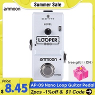 >ammoon AP-09 Looper Guitar Pedal Nano Series Loop Electric Guitar Effect Pedal True Bypass Unlimite