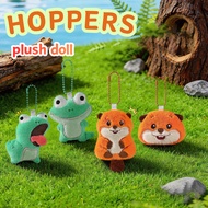 4 Hoppers keychain plush toy Tom Lizard doll cute movie merchandise bag charm gifts for girls