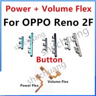 For Oppo Reno 2F Reno2 F Power Volume Button Phone Case Side Key Switch Flex Cable Cellphone Part