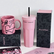 Blackp Blackpink x Starbucks Pink Cup 420ml [ROSE'S] Straw Cup Tumbler