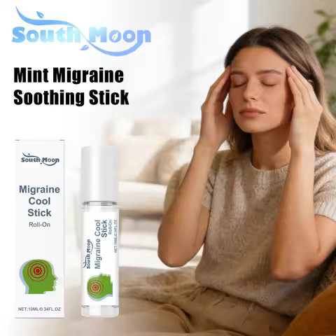 South Moon Migraine Relief Stick Cool Soothing Relieve Headache Reduce Stress Caring Physical Health