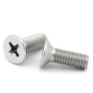 304 Stainless Steel Countersunk Head Screw M3.5 Countersunk Head Screw Phillips Flat Head Bolt Machi