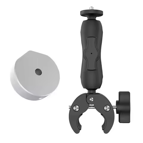 New-For Starlink Mini Round Tube Mount Pea Pod Bracket With 1/4 Screw Adapter Ethernet Satellite Bra