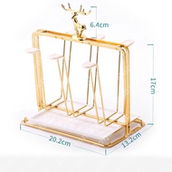 Premium Hanging Cup Holder Minimalist Stainless Steel Cup Rack Cup Rack Cup Holder Drain