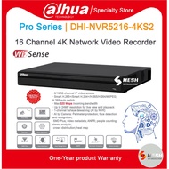NVR5216-4KS2 16 Channel 1U 2HDDs 4K & H.265 Pro Network Video Recorder
