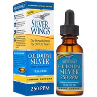 Natural Path Silver Wings Colloidal Silver Mineral Supplement, 250 Ppm, 1 Fluid Ounce
