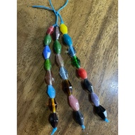 15 cm long mixed five glass beads