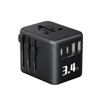 Universal Travel Adapter Plug PD 30W 2 USB+2 Type-C Port Fast Charging Power Wall Charger Internatio
