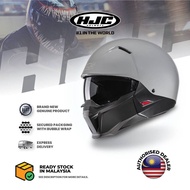 HJC I20 Open Face Half Helmet - N.Grey | Street Fighter Inspired | Lightweight