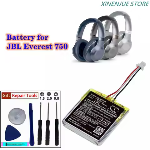 Wireless Headset Battery 3.7V/600mAh P663030-01 for JBL Everest 750