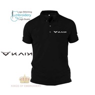 Baju logo Sulam Polo Classic T Shirt LOGO Embroidery COTTON KAIYI Auto Cowin Auto Car X7 X3 X3Pro E5