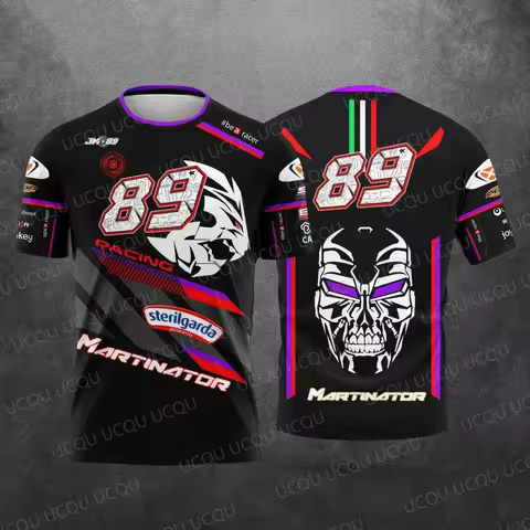 2026 New Motorcycle Racing T-Shirt - Rider #89 Jorge Martín & Rider #72 Marco Bezzecchi Fan Casual T