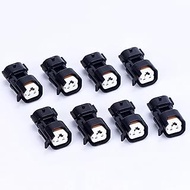 8 pcs Fuel Injector Adapter Connector Kit Replacement for EV1 to USCAR EV6 & EV14 LS1 LS2 LS3 All ki