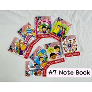 A7 Note Book 8in1 A7 Fancy Note Book 8 pcs Love Malaysia