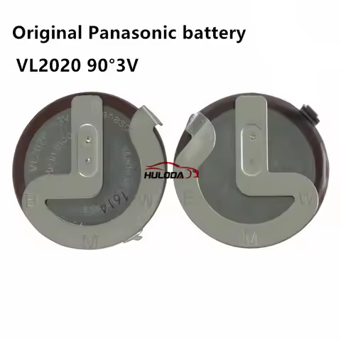 100% Original VL2020 90 Degrees Pins Replace +3V Rechargeable Battery For BMW Car Key Remote