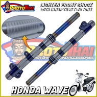 ☃ ✆ ▥ Lighten Front Shock with Inner Tube Wave125 , Xrm , Rs125 , Smash , Raider Free JRP Sticker