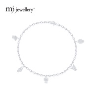 MJ Jewellery 9K White Gold Bracelet T111C