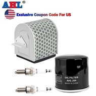 AHL Motorcycle Air Filters & Oil Filter & Spark Plug Kit For Honda CB500F CB500X CB500FA CB500XA 172