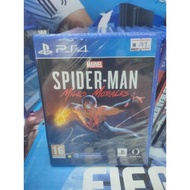 （New Sealed ) Marvel Spiderman Mile Morales  Ps4 Game Disc