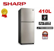 SEDA NUR PETRA Sharp SJ4122MSS 410L 2 Door Fridge J-Tech Inverter Refrigerator